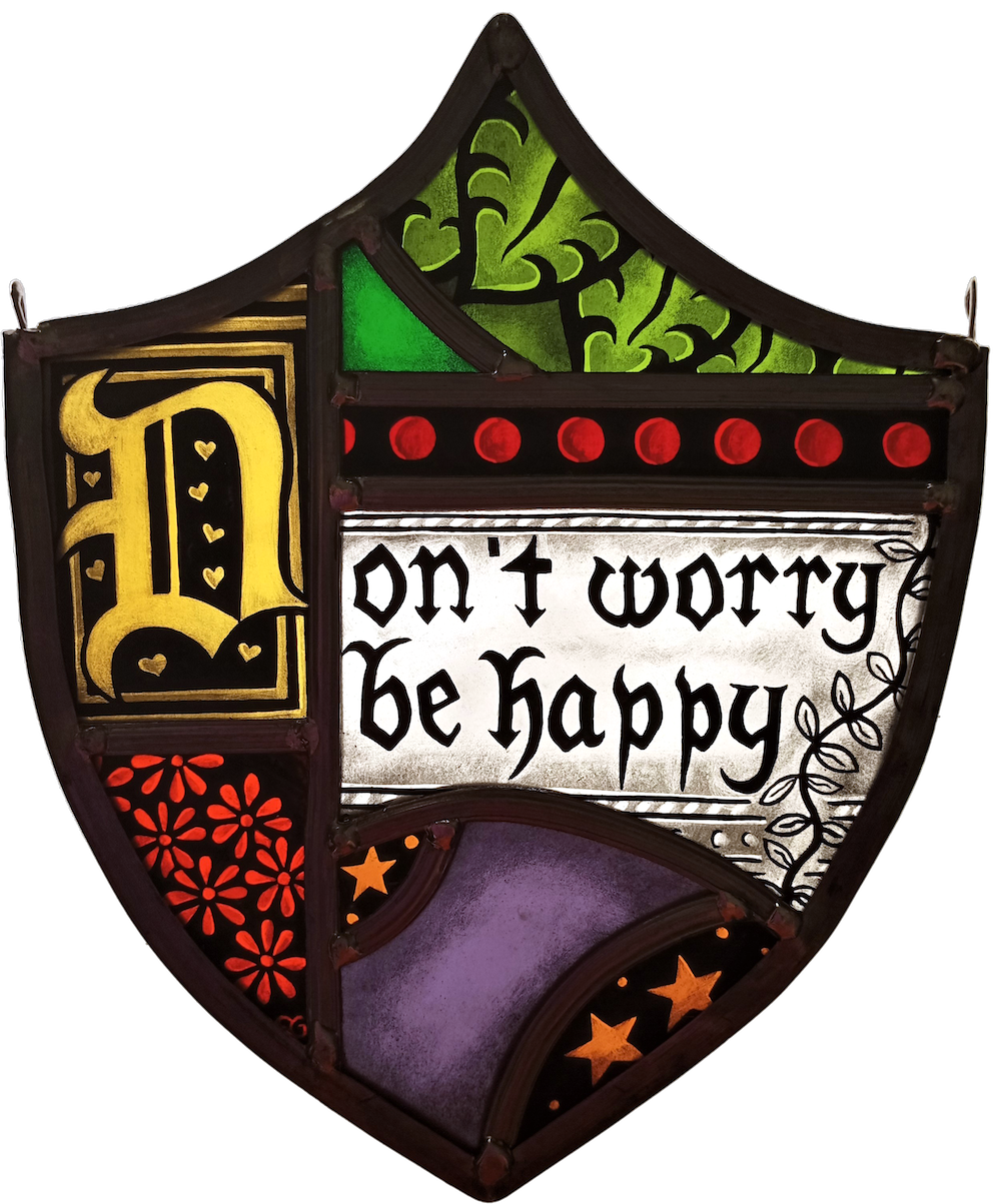 Blason Don't worry SandnerGlass