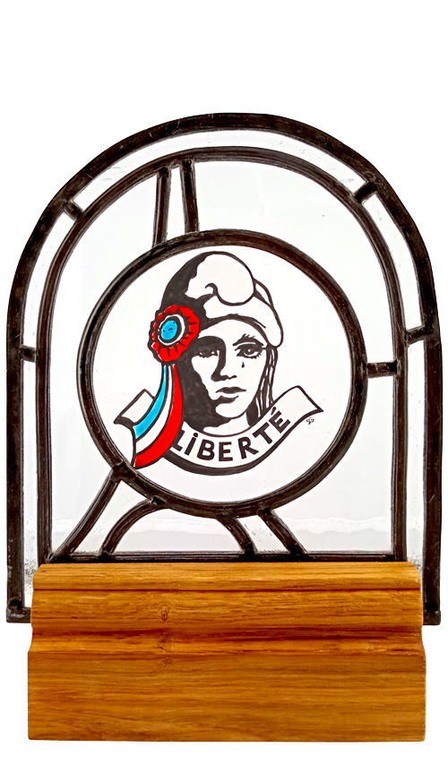 Vitrail Marianne La Liberté SandnerGlass